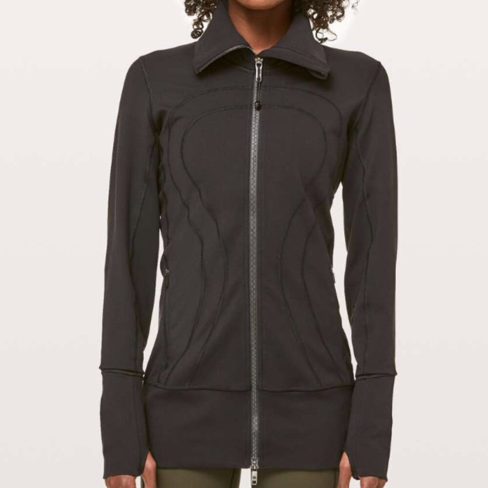 Women Lululemon In Stride Jacket Classic Fit in Black Size 10